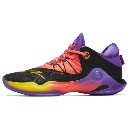 ANTA Skyline 1 Basketball Shoes Men Low-Top Purple/Red