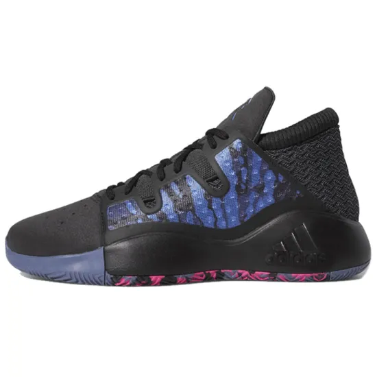 Adidas PRO Vision Basketball Shoes Men Low-top Black/Blue