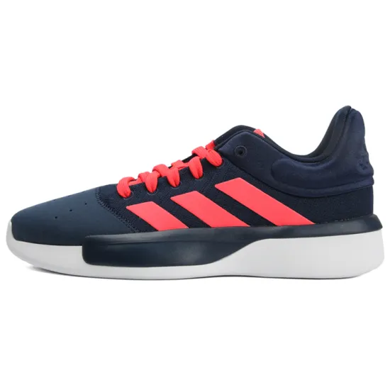Adidas Pro Adversary Basketball Shoes Men Low-top Blue/pink
