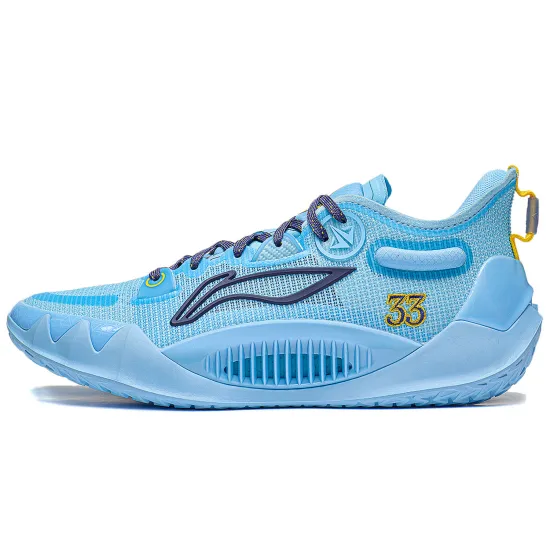 LINING JB1 Basketball Shoes Men Low-Top Blue