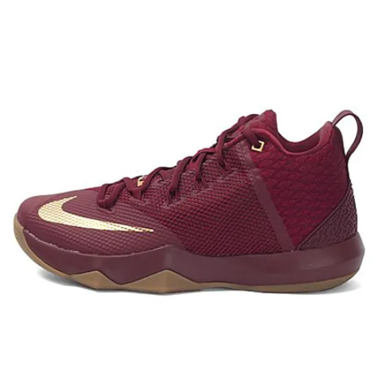 Nike Ambassador 9 Basketball Shoes Men Mid-top Red/Gold