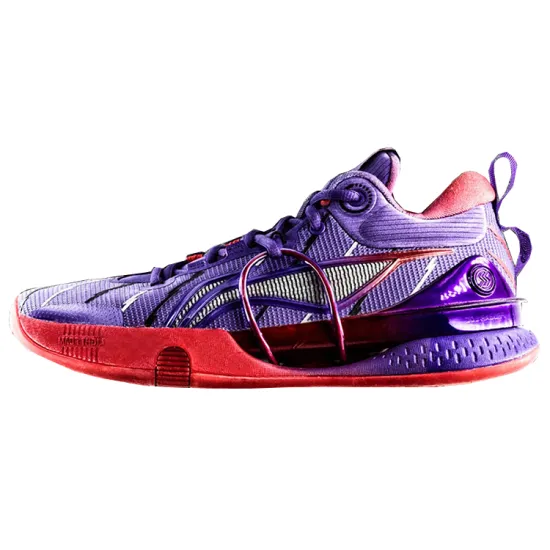 LINING Flash Strike 8 Premium Basketball Shoes Men Low-Top Ultraviolet/Black