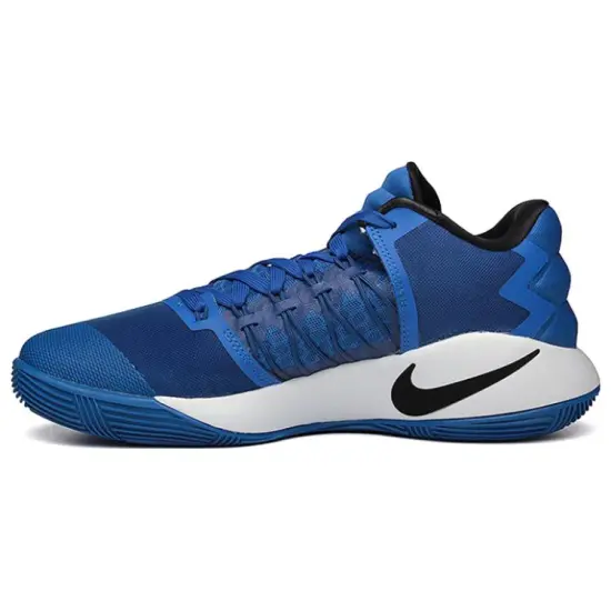Nike Hyperdunk 2016 Basketball Shoes Men Low-top White/Royal Blue/Fern Green