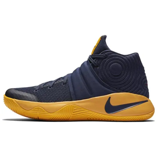 Nike Kyrie 2 Basketball Shoes Men High-top Midnight Blue / College Gold / College Red / Midnight Blue