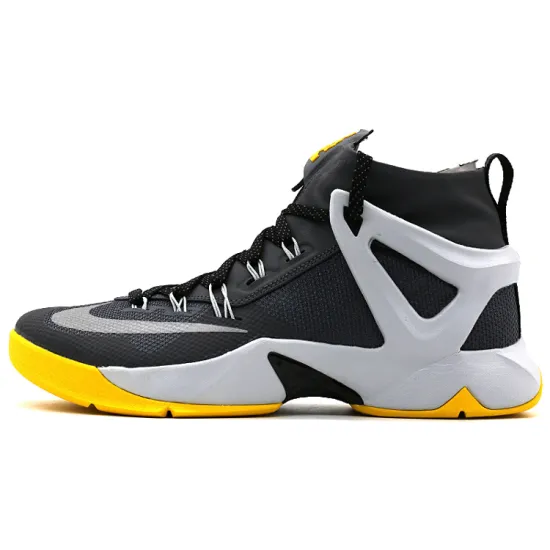 Nike Ambassador Basketball Shoes Men Mid-top Black/grey/yellow