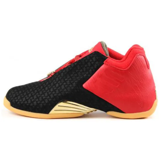 Adidas T Mac 3 Basketball Shoes Men Low-top Black/Red