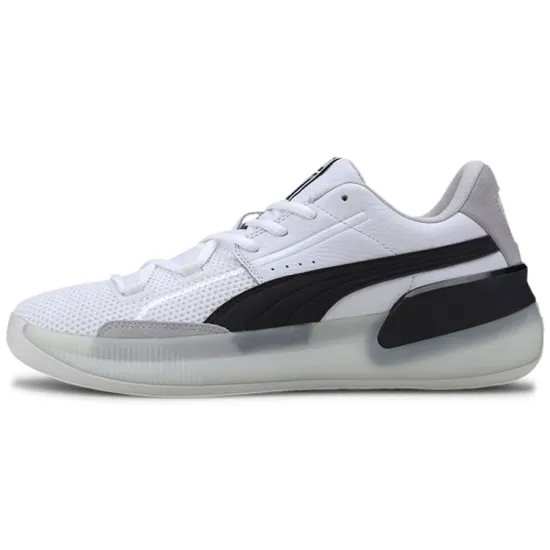Puma Clyde Hardwood White Black