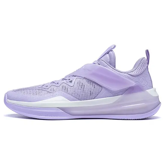 LINING Liren3 TEAM Basketball Shoes Men Low-Top Light Velvet Purple