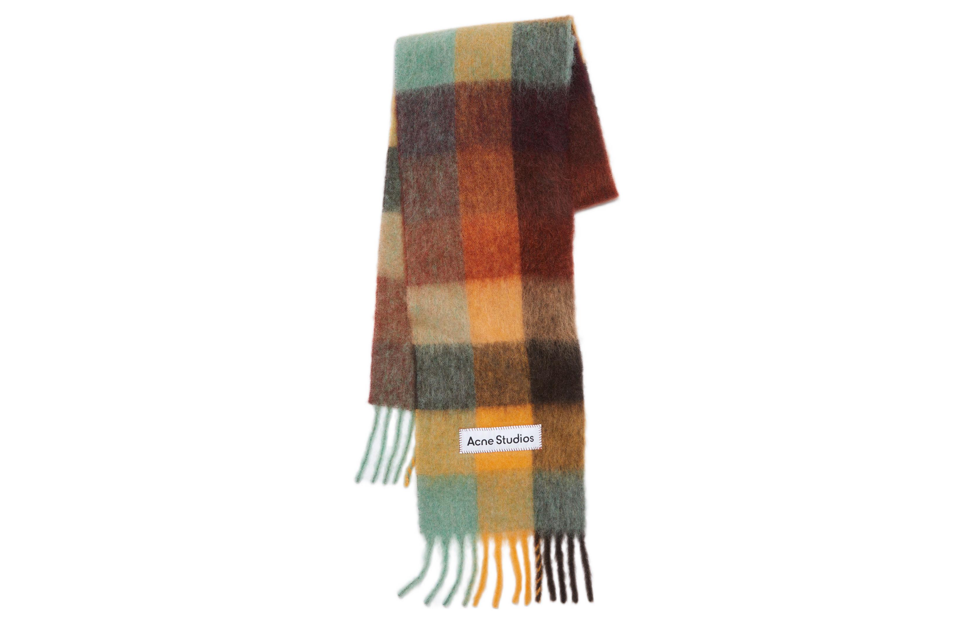 Шарф Acne Studios (коричневый)