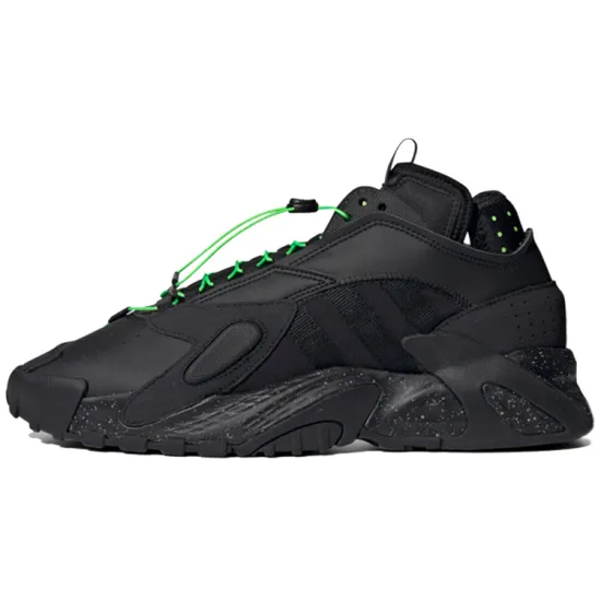 Adidas Originals Streetball Basketball Shoes Unisex Low-top Black/Green