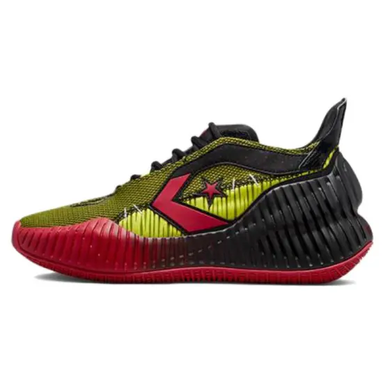 Converse All Star BB Prototype CX Mid Black Laser Lemon Red