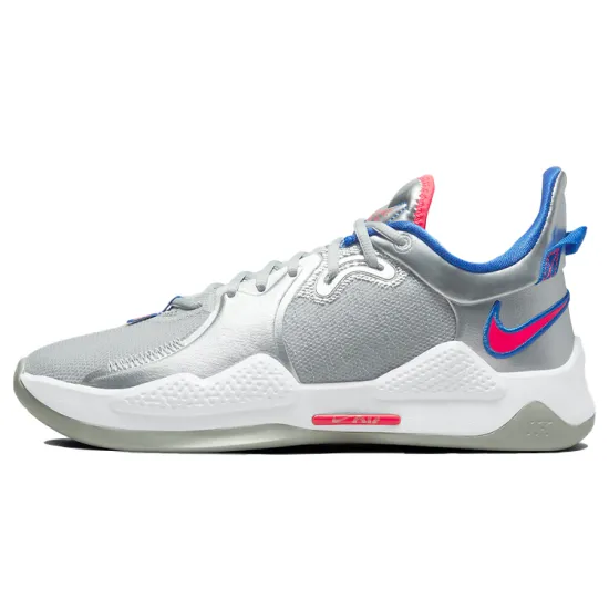 Nike PG 5 Clippers Metallic Silver