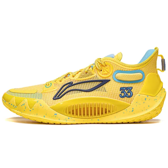 LiNing JIMMY BUTLER 1 Anti Slip And Wear Resistant Breathable Low Top Basketball Shoes Men's Radiant Yellow
