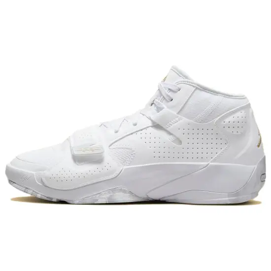 Jordan Zion 2 White Metallic Gold