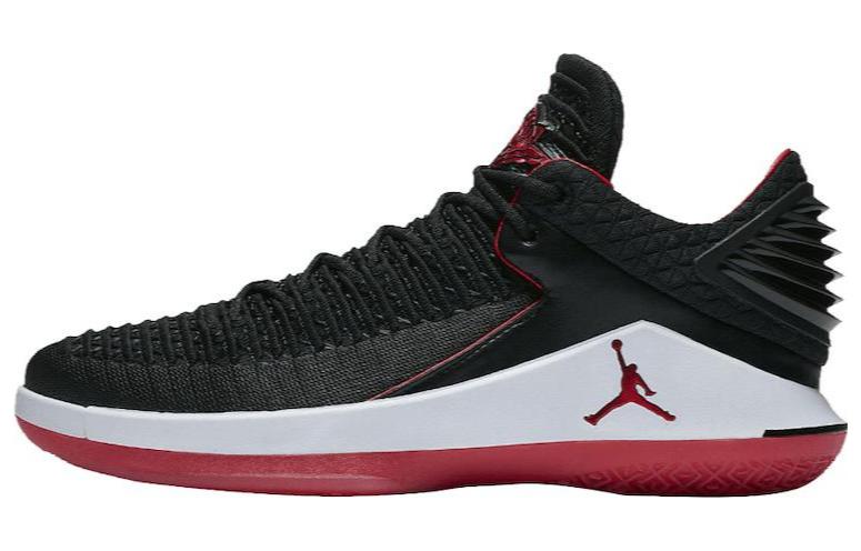 Jordan Air Jordan 32 Low Banned Bred Black University Red