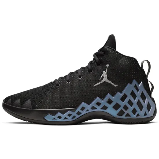 Jordan Jumpman Diamond Mid Black Metallic Silver