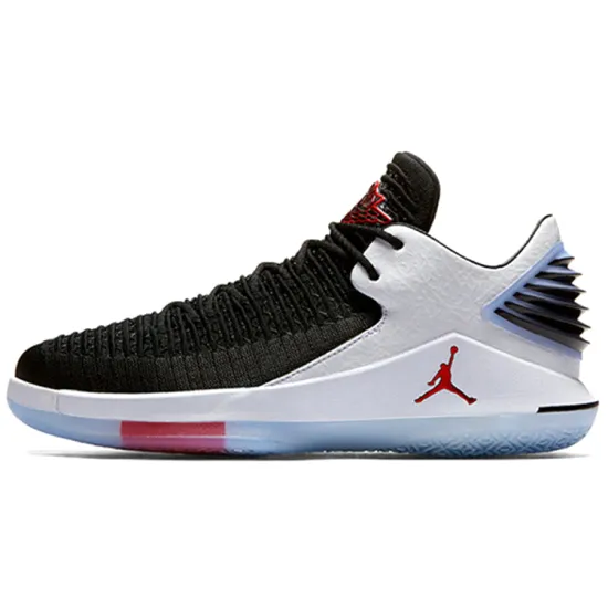 Air Jordan 32 Basketball Shoes Men Mid-top Black/white/red