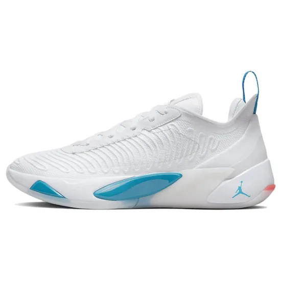 Jordan Luka 1 Basketball Shoes Men Low-top White/Royal Blue