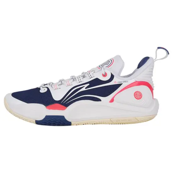 LINING Speed 9 Basketball Shoes Men Low-Top Blue/White