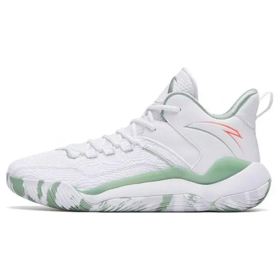 ANTA Basketball Shoes Men Mid-Top White/Green