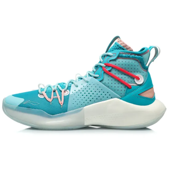 LINING SONIC 8 Basketball Shoes Men High-Top Butterfly Blue