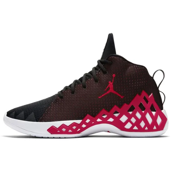 Jordan Jumpman Diamond Mid Black University Red