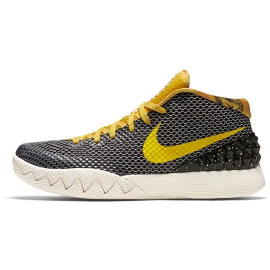 Nike Kyrie 1 Basketball Shoes Men Mid-top Black/yellow/sail Color