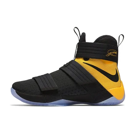 Nike LeBron Zoom Soldier 10 Black Uni Gold