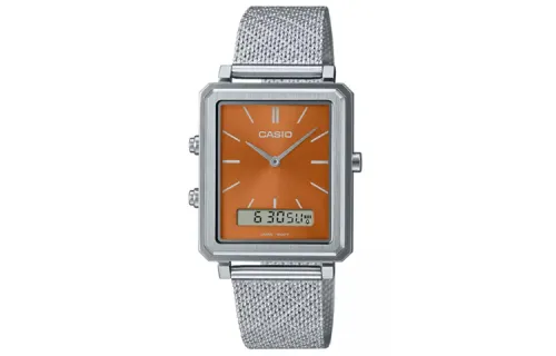 CASIO Women's Standard Series Orange Watch MTP-B205M-5E