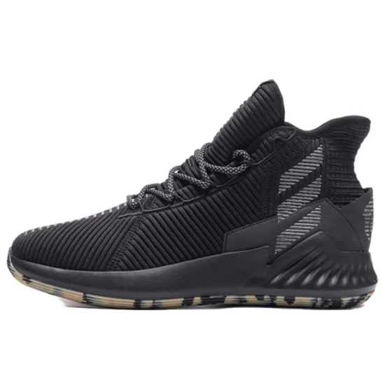 Adidas D Rose 9 Basketball Shoes Men Mid-top Black/Gray