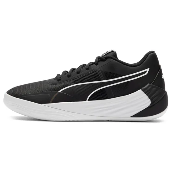 PUMA Fusion Nitro Basketball Shoes Men Low-top Black/white