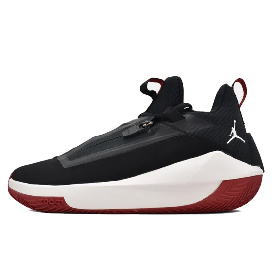 Jordan Jumpman Hustle Basketball Shoes Unisex Mid-top Black/Red
