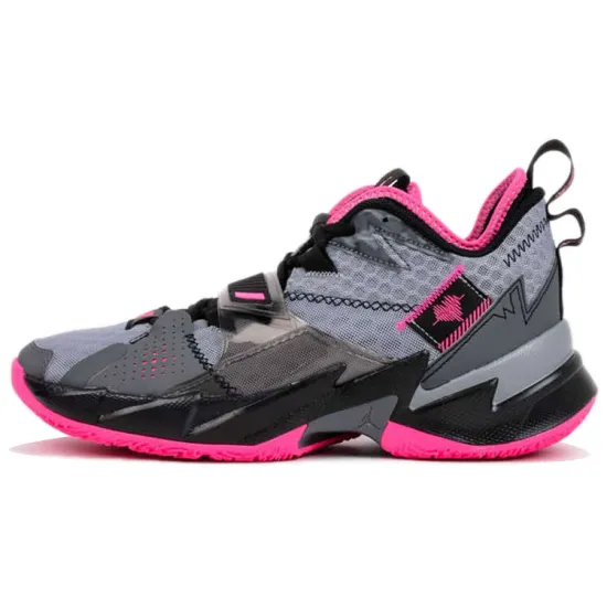 Jordan Why Not Zer0.3 Basketball Shoes Men Mid-top Black/Pink