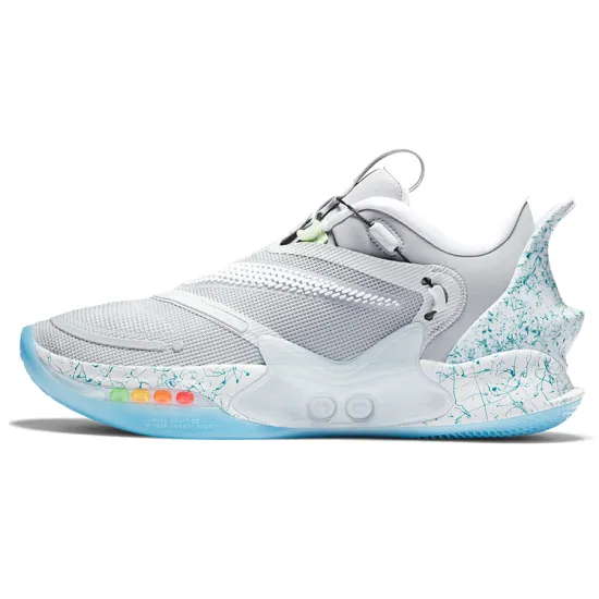 Nike Adapt Bb 2.0 Basketball Shoes Men Low-top Grey/Blue