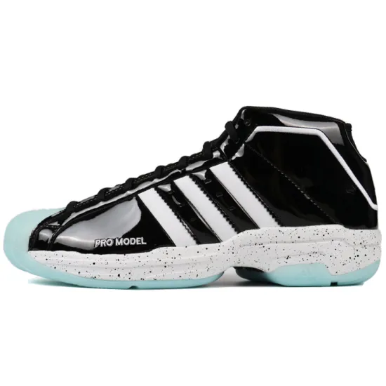 Adidas PRO Model 2G Basketball Shoes Men Mid-top Black/Blue/White