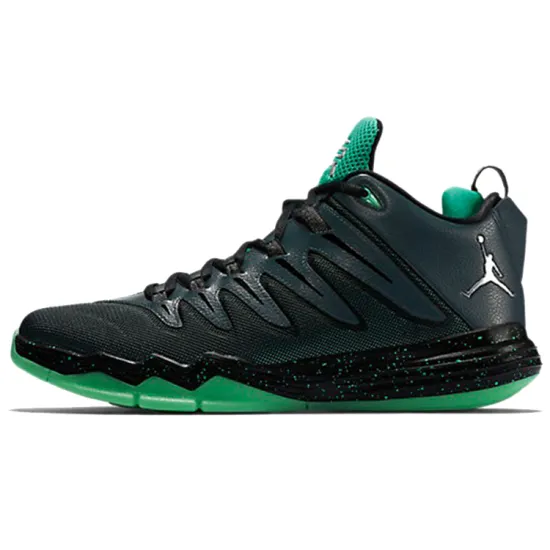 Jordan CP3 9 Basketball Shoes Men Mid-top Black/Green
