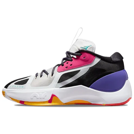 Jordan Zoom Separate Basketball Shoes Men Low-top White/black/pink/purple/orange