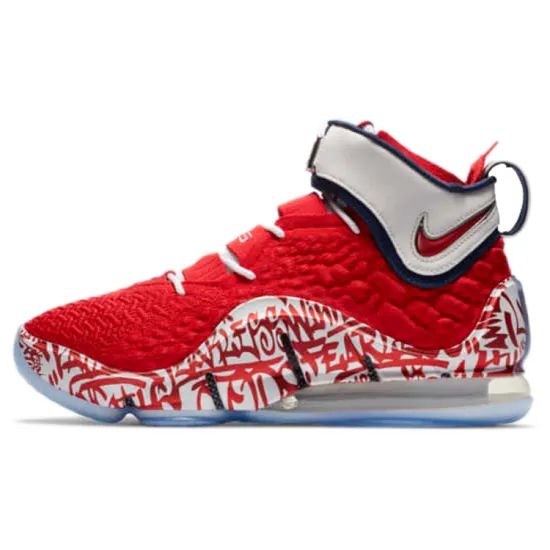 Nike LeBron 17 EP LeBron 4 Red Graffiti