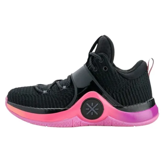 LINING WAY OF WADE Basketball Shoes Women's Low-Top Black/Multicolor