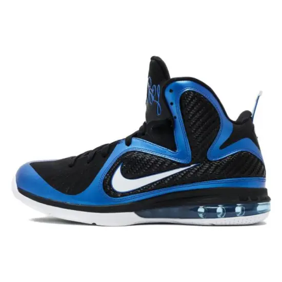 Nike Lebron 9 Basketball Shoes Men Mid-top Royal/White/Black