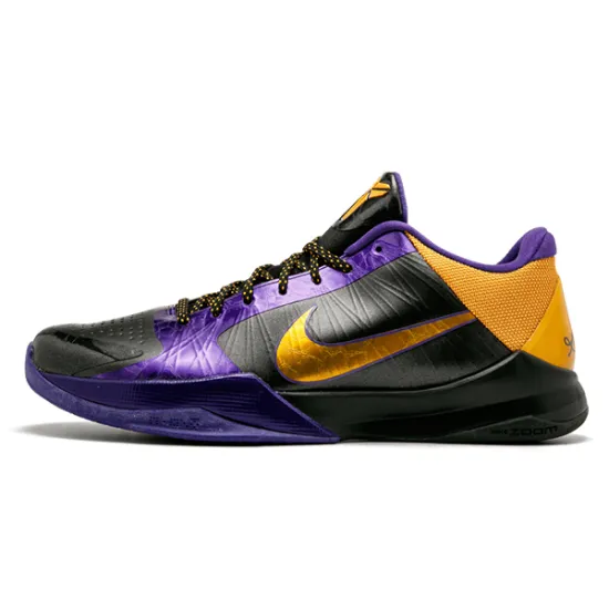 Nike Zoom Kobe 5 Basketball Shoes Men Low-top Black/purple