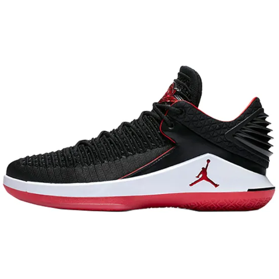 Air Jordan 32 Basketball Shoes Men Low-top Black/Red