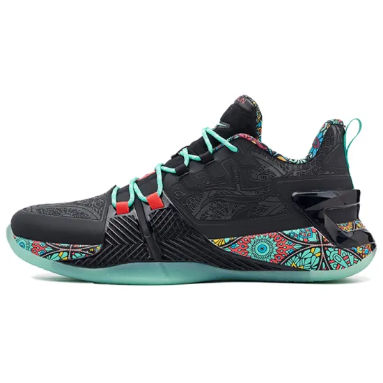 XTEP Jeremy Lin 2 Basketball Shoes Men Low Top Black/Green
