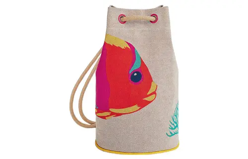 HERMES Canvas Bag, Bucket Bag, Crossbody Bag, Shoulder Bag Women's
