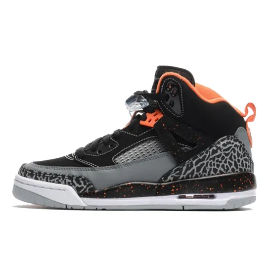 Jordan Spizike Black Electric Orange GS