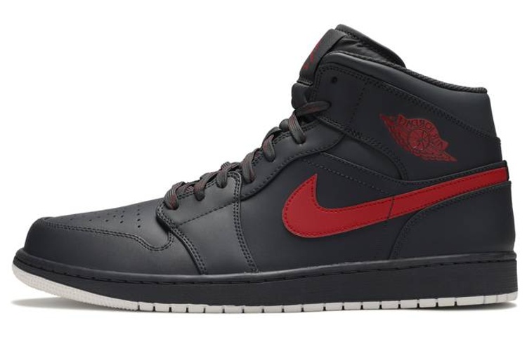 Jordan Air Jordan 1 Mid Anthracite Gym Red