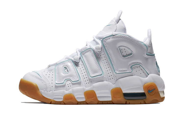 Nike Air More Uptempo White Aqua Gum GS