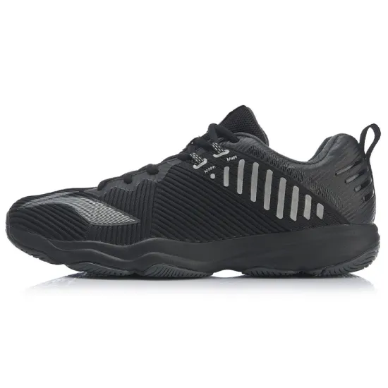 LINING Chameleon Badminton Shoes Men Low-Top Black