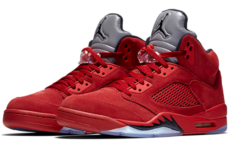 Jordan Air Jordan 5 Retro Red Suede Poizon Shop