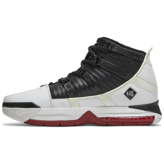 Nike Zoom LeBron Iii White/Black Varsity Crimson